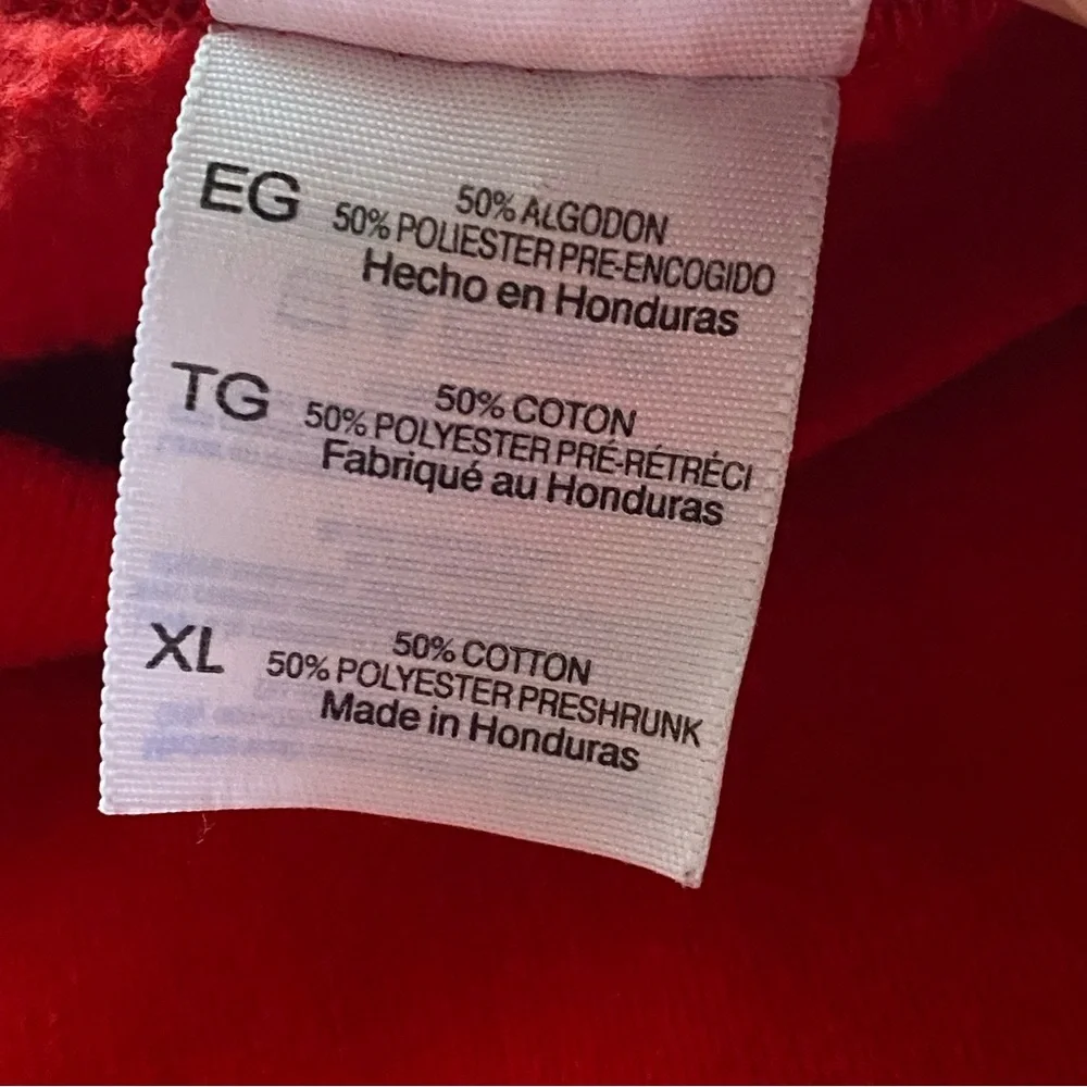 Gilden Toronto Zoo Panda Sweatshirt Adult XL Red Fandom Kawaii Animal Print - Picture 10 of 15